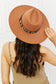 In The Wild Leopard Detail Fedora Hat