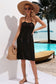 Crisscross Halter Neck Openwork Cover-Up Dress