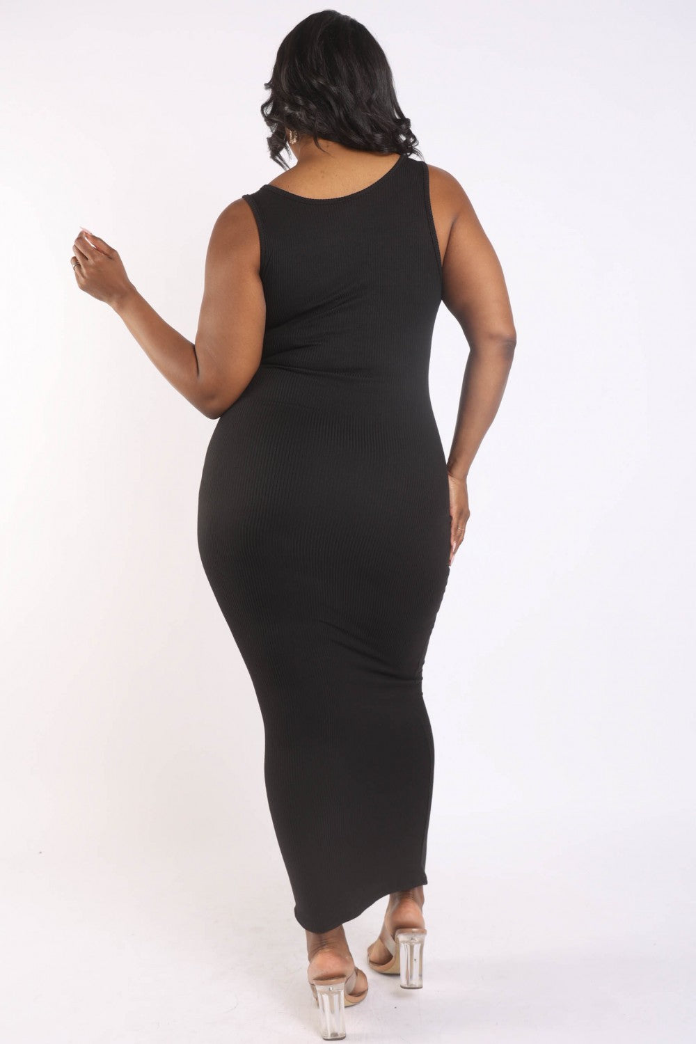 Ribbed Tank Maxi Dress Plus Size